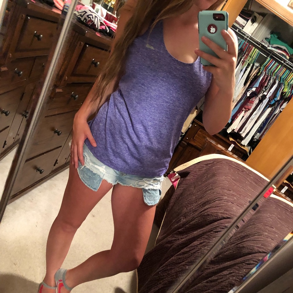 SOLD —- Purple Workout tank top